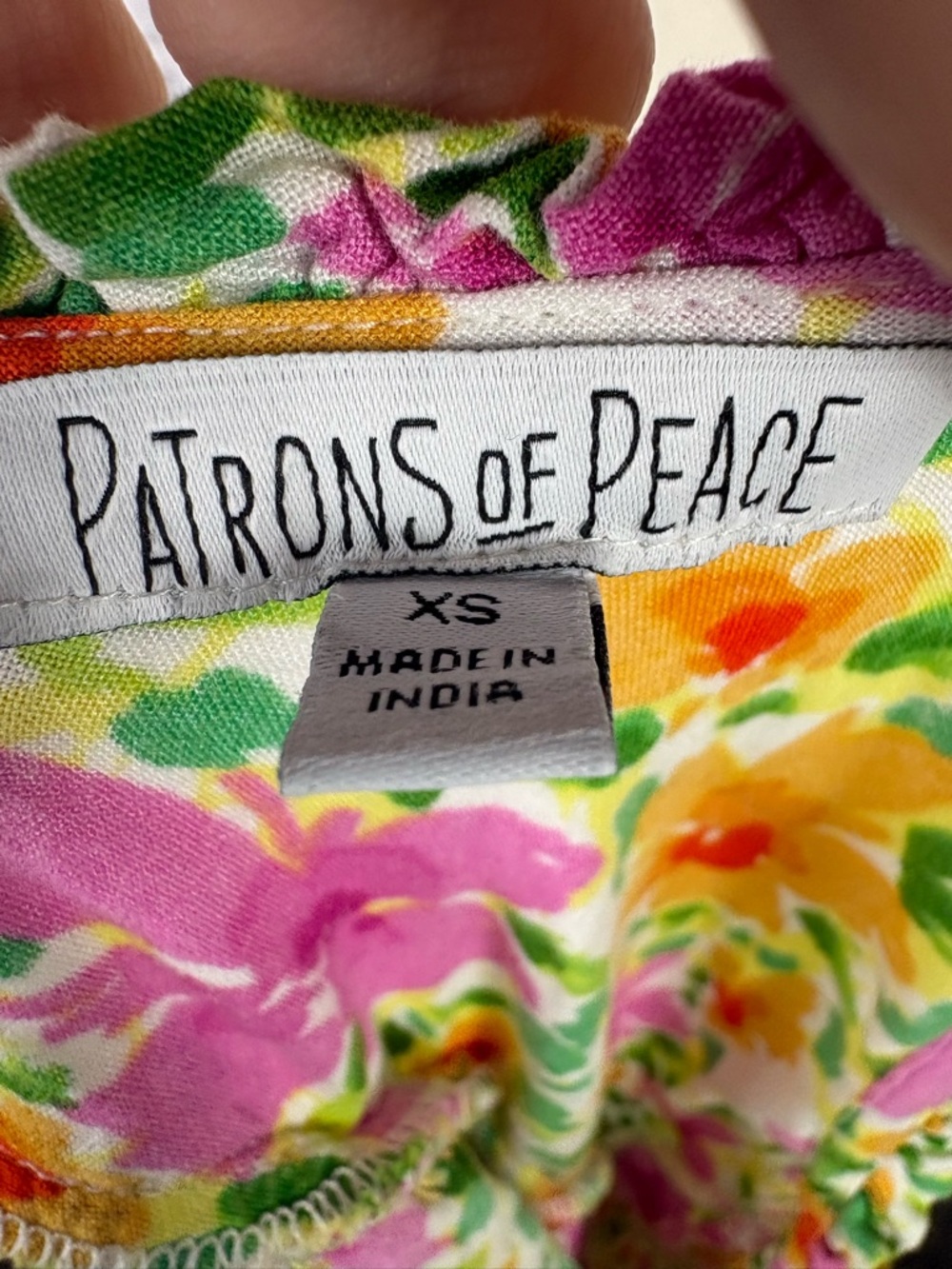 Patrons of Peace Mini Dress Sundress Floral size XS - Picture 7 of 7